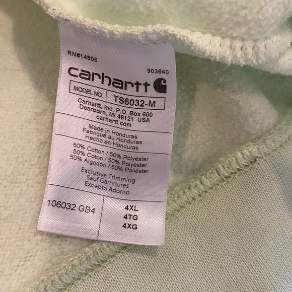 CARHARTT Hoodie Sweatshirt 4XL - Picture 7 of 15